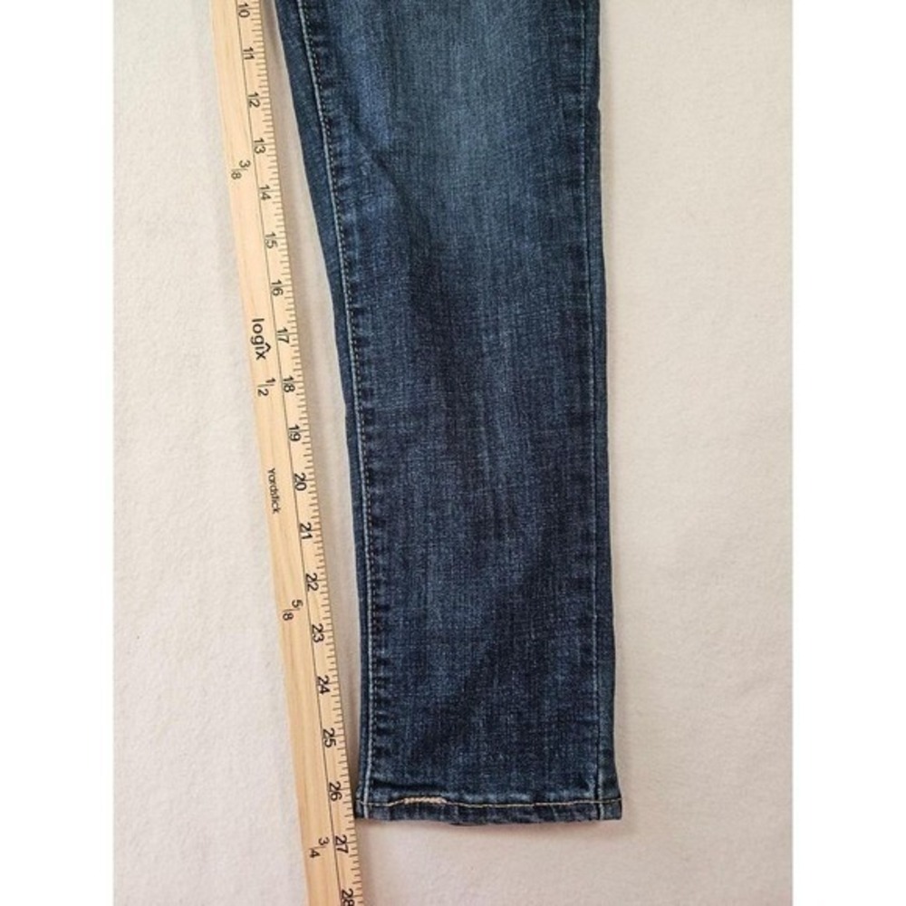 Levis 711 Skinny Ankle Jeans Womens 27 Dark Wash Blue Denim Mid Rise Stretch - Picture 6 of 9